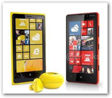 evokuje Lumia 820 Lumia 920 vpredu
