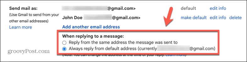 odpoveď z gmailu