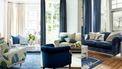 Ako vyrobiť námornícke a modré gaučové dekorácie?