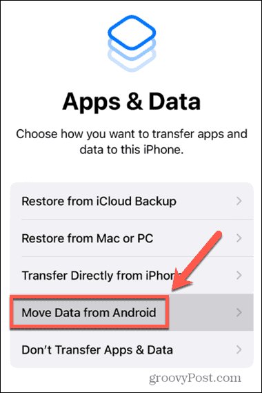 iphone presunúť dáta z Androidu