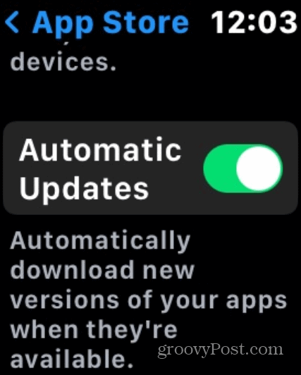 automatické aktualizácie apple hodinky -