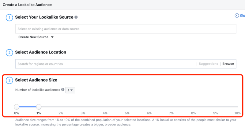 Vytvorte okno na nastavenie vzhľadu publika v publiku na Facebooku