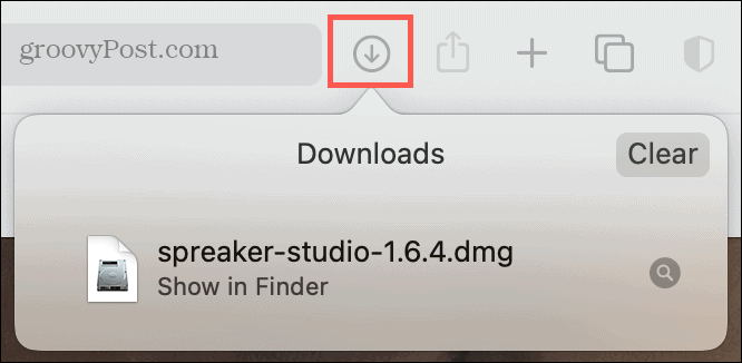 Zobraziť stiahnuté súbory v prehliadači Safari v systéme macOS
