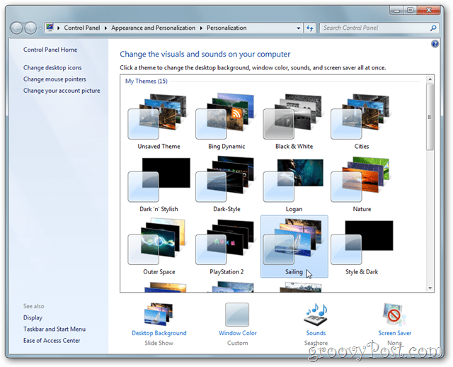 Knižnica tém systému Windows 7