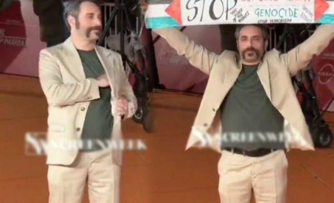 Chvályhodný ťah od talianskeho herca! Na filmovom festivale otvoril transparent na podporu Palestínčanov