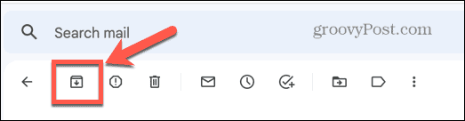 ikona archívu gmail