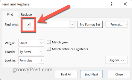 excel nájsť xl