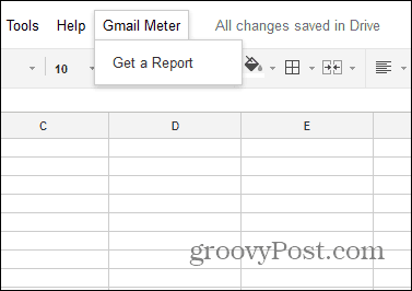 Nainštalovaný merač Gmailu