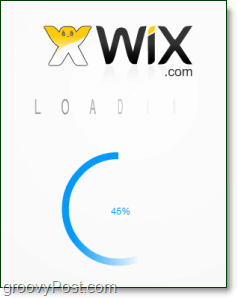 načítanie webových stránok vo formáte wix flash môže chvíľu trvať, kým sa načíta