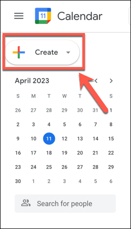 vytvoriť kalendár google