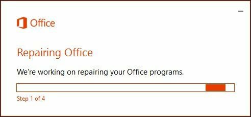 Oprava balíka Office 365 6