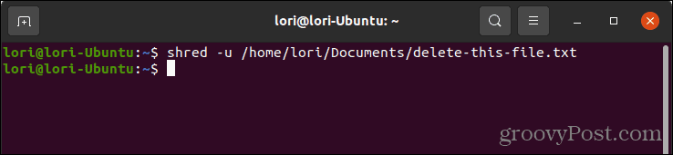 Bezpečne odstráňte súbor pomocou príkazu shred v systéme Linux