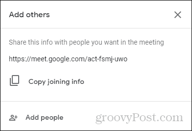 Pripojte sa k informácii Google Meet