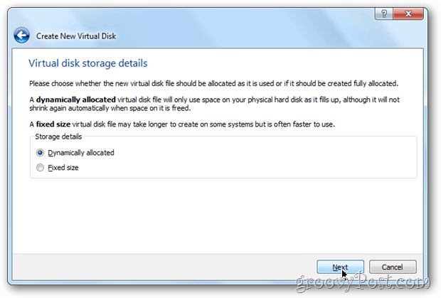 Dynamický alebo opravený VirtualBox? Windows 8