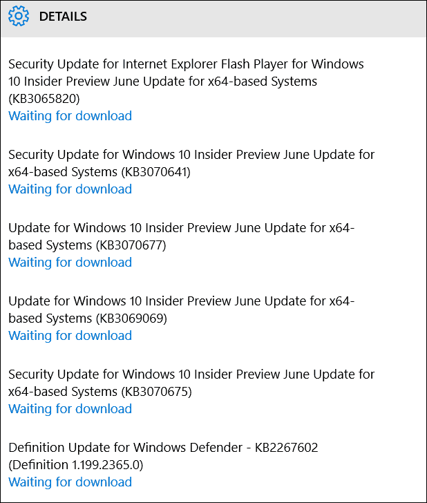 Windows 10 Build 10130 Zabezpečenie a opravy chýb sú dnes k dispozícii