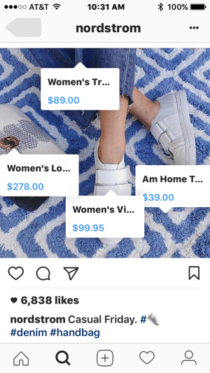 Nákupné štítky produktov umožnia používateľom Instagramu nákup vašich produktov.