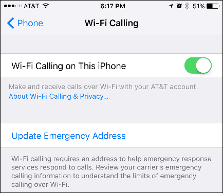 Povoľte na telefóne iPhone pripojenie Wi-Fi