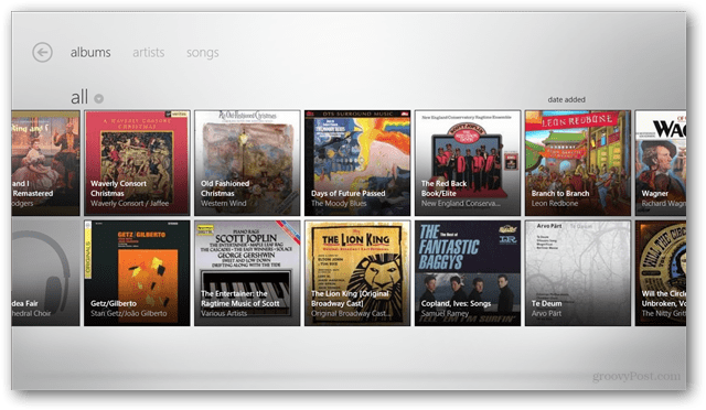 Windows 8: Zune Pass Live Live v aplikácii Music Metro App