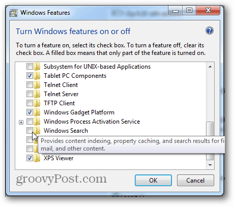 Windows vyhľadávanie