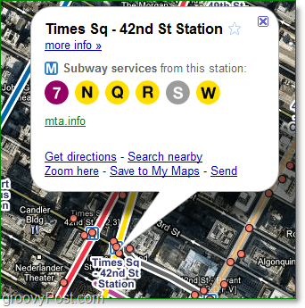 google maps vám dokonca povedia, aké služby sú k dispozícii na každej stanici