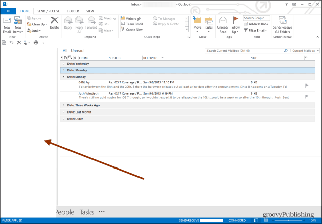 Oprava kritickej chyby zabezpečenia programu Outlook a ako opraviť prázdnu tablu priečinkov programu Outlook 2013