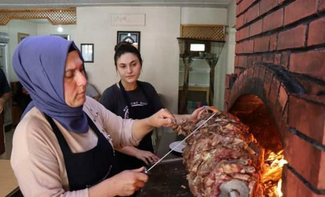Prvýkrát od matky a dcéry v Erzurume! Prevádzkujú predajňu kebabov