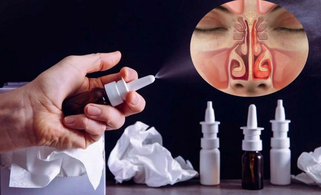 Ako sa zbaviť závislosti na nosovom spreji? Pozor, tí, ktorí príliš používajú nosový sprej!