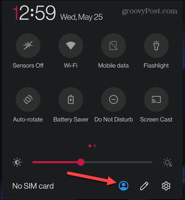 ikona používateľa povoliť režim hosťa v systéme Android