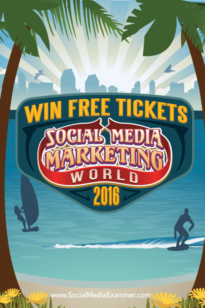 Vyhrajte bezplatné vstupenky na svet sociálnych médií 2016: prieskumník sociálnych médií