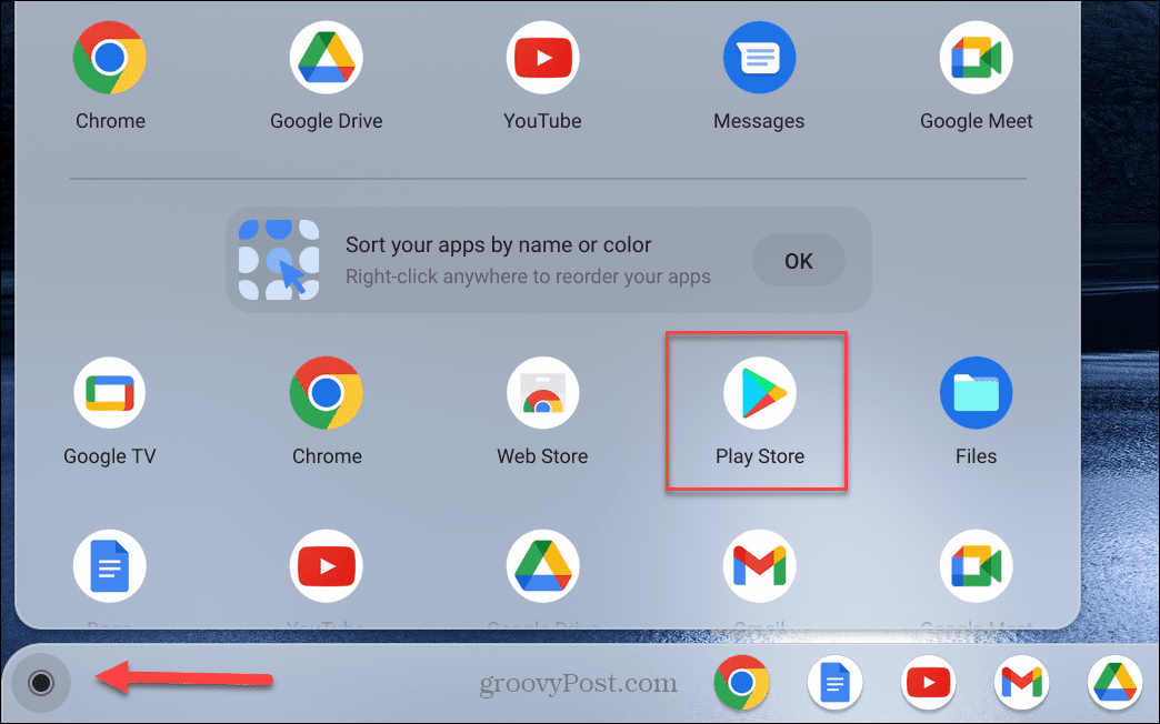 Služba Google Play na Chromebooku nefunguje