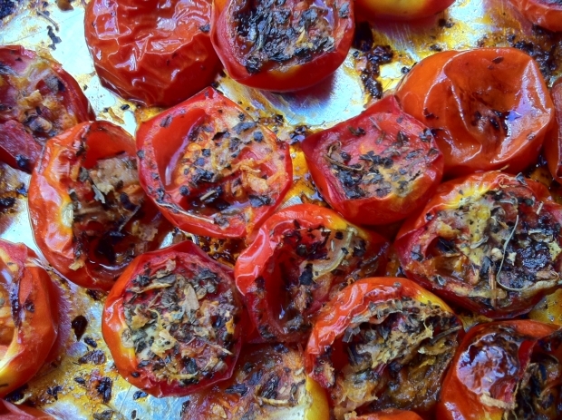 pečené paradajky