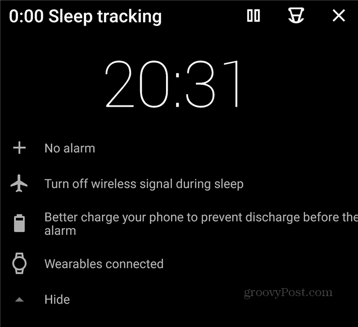 spať ako android wear os