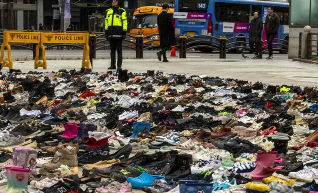 Lekcia ľudskosti z Južnej Kórey! Na námestiach zoradili stovky topánok do Palestíny