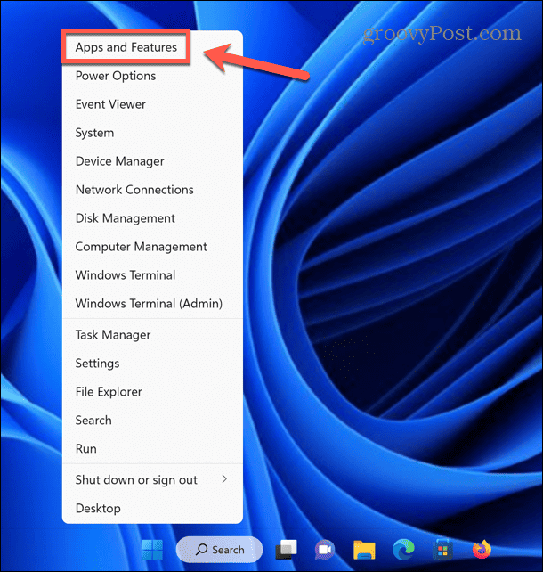 aplikácie a funkcie systému Windows 11