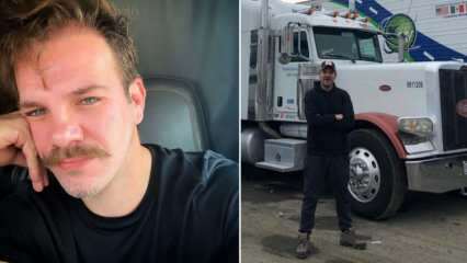 Mládežnícka póza Tolga Karla, ktorý je vodičom nákladných vozidiel v Amerike, je na dennom poriadku