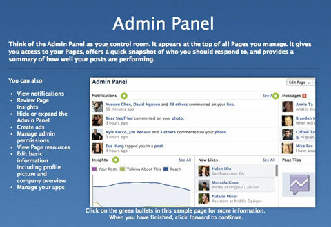panel správcu facebookového štúdia