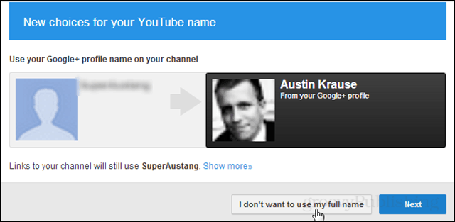 Ako zabrániť spoločnosti Google, aby v službe YouTube požiadala o vaše skutočné meno