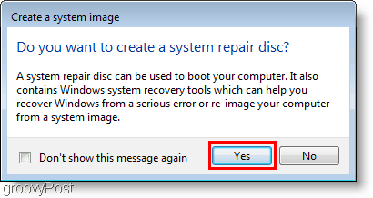 Windows 7: Vytvorte obraz systému