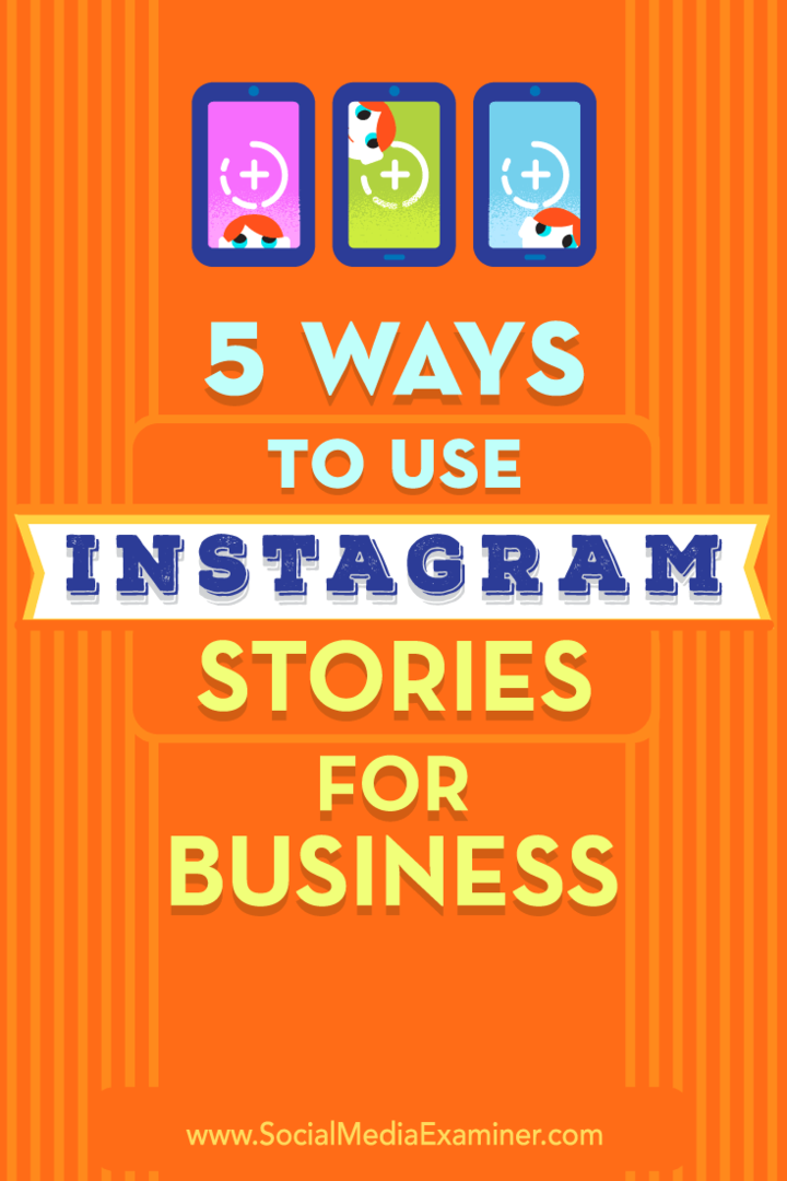 5 spôsobov, ako využiť Instagram Stories pre firmy, Matt Secrist na Social Media Examiner.
