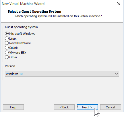 04 Vyberte OS Windows 10 32-bit 64-bit