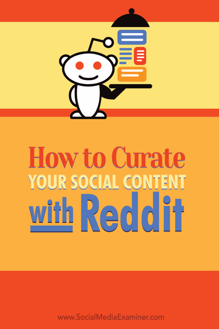Ako zostaviť váš sociálny obsah pomocou Redditu: Examiner pre sociálne médiá