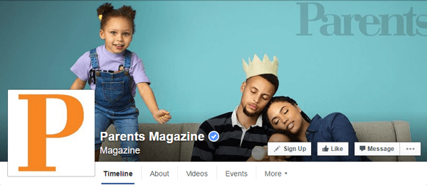 facebook titulná fotografia časopis pre rodičov