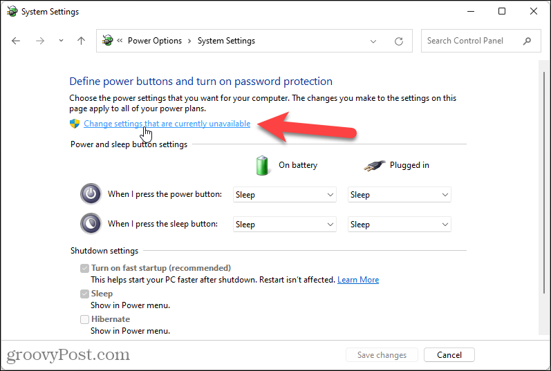 Zmeňte nastavenia, ktoré momentálne nie sú k dispozícii v systéme Windows 11