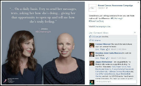 informačná kampaň o rakovine prsníka estee lauder