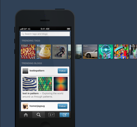 tumblr aktualizovať mobilné aplikácie