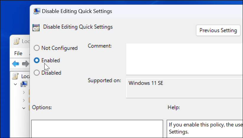 Zabráňte rýchlym úpravám nastavení v systéme Windows 11