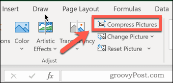 Kompresia obrázkov v Exceli