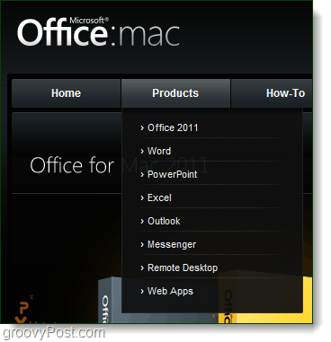 kancelária pre web Mac