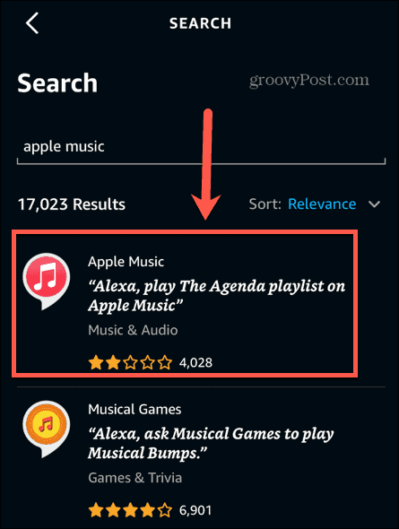 Alexa Apple hudobná zručnosť