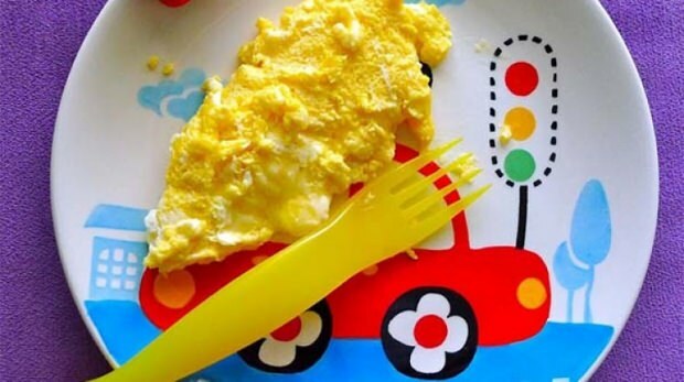 recept na detskú omeletu